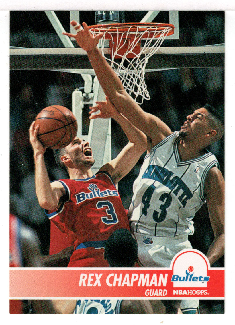 Rex Chapman - Washington Bullets (NBA Basketball Card) 1994-95 Hoops # 218 Mint