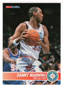 Danny Manning - Los Angeles Clippers - 1994 All-Star Game (NBA Basketball Card) 1994-95 Hoops # 243 Mint