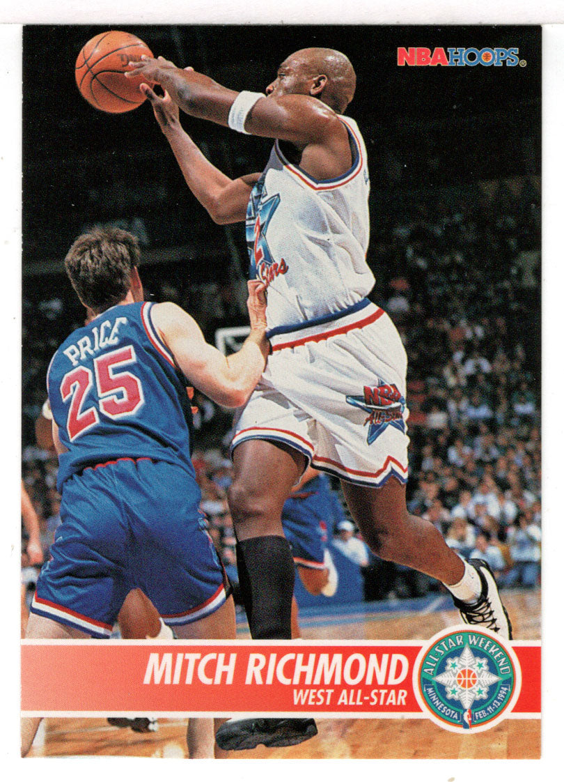 Mitch Richmond - Sacramento Kings - 1994 All-Star Game (NBA Basketball Card) 1994-95 Hoops # 246 Mint