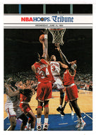 Hakeem Olajuwon - John Starks - Houston Rockets - New York Knicks - NBA Tribune (NBA Basketball Card) 1994-95 Hoops # 269 Mint