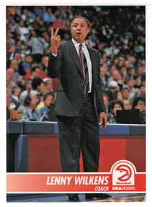 Lenny Wilkens - Atlanta Hawks - NBA Coach (NBA Basketball Card) 1994-95 Hoops # 274 Mint