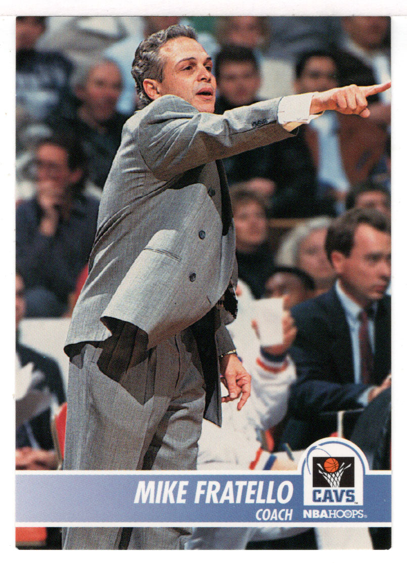 Mike Fratello - Cleveland Cavaliers - NBA Coach (NBA Basketball Card) 1994-95 Hoops # 278 Mint