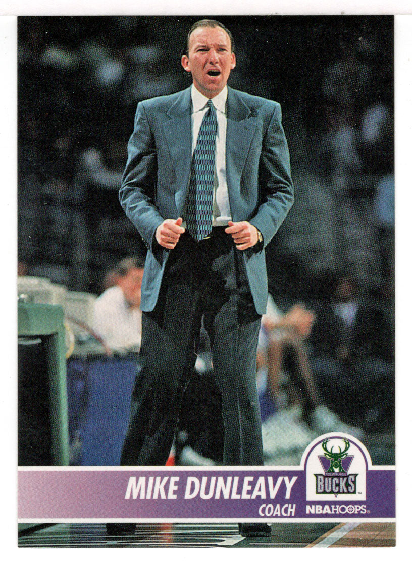 Mike Dunleavy - Milwaukee Bucks - NBA Coach (NBA Basketball Card) 1994-95 Hoops # 287 Mint