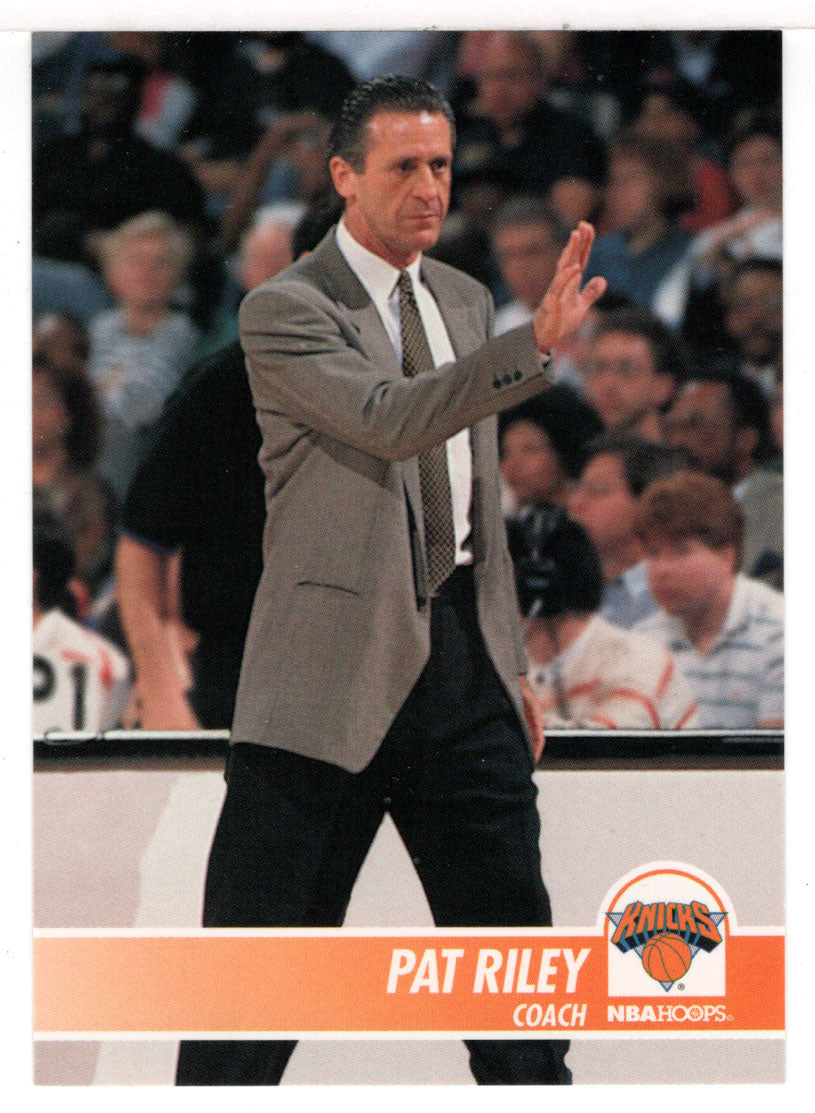 Pat Riley - New York Knicks - NBA Coach (NBA Basketball Card) 1994-95 Hoops # 289 Mint
