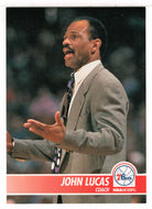 John Lucas - Philadelphia 76ers - NBA Coach (NBA Basketball Card) 1994-95 Hoops # 291 Mint
