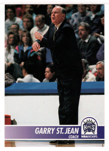 Garry St. Jean - Sacramento Kings - NBA Coach (NBA Basketball Card) 1994-95 Hoops # 293 Mint