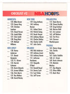 Checklist # 2 (NBA Basketball Card) 1994-95 Hoops # 299 Mint