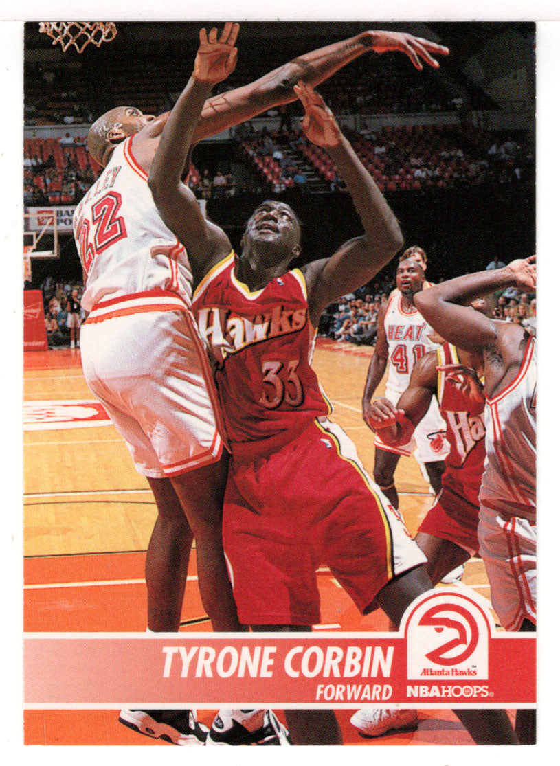 Tyrone Corbin - Atlanta Hawks (NBA Basketball Card) 1994-95 Hoops # 302 Mint