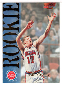 Bill Curley RC - Detroit Pistons (NBA Basketball Card) 1994-95 Hoops # 321 Mint