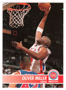 Oliver Miller - Detroit Pistons (NBA Basketball Card) 1994-95 Hoops # 323 Mint