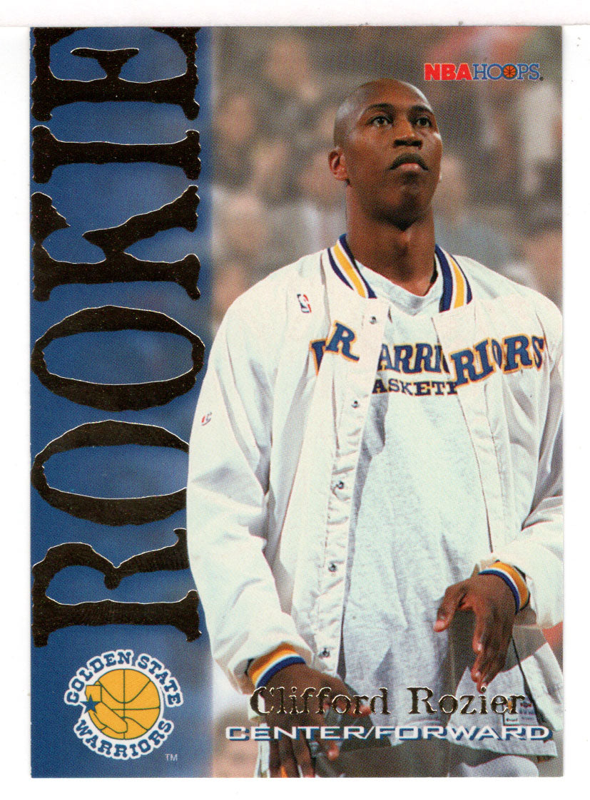 Clifford Rozier RC - Golden State Warriors (NBA Basketball Card) 1994-95 Hoops # 328 Mint