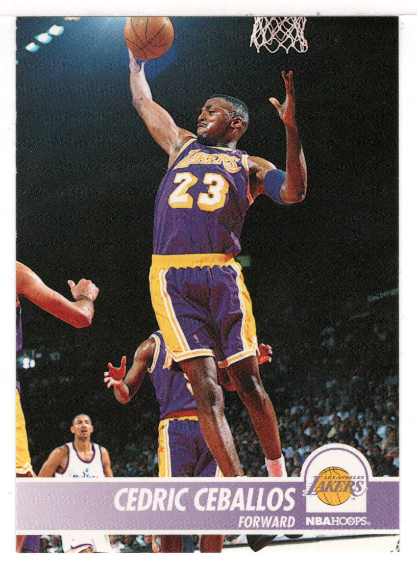 Cedric Ceballos - Los Angeles Lakers (NBA Basketball Card) 1994-95 Hoops # 338 Mint
