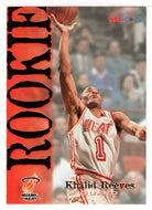 Khalid Reeves RC - Miami Heat (NBA Basketball Card) 1994-95 Hoops # 344 Mint