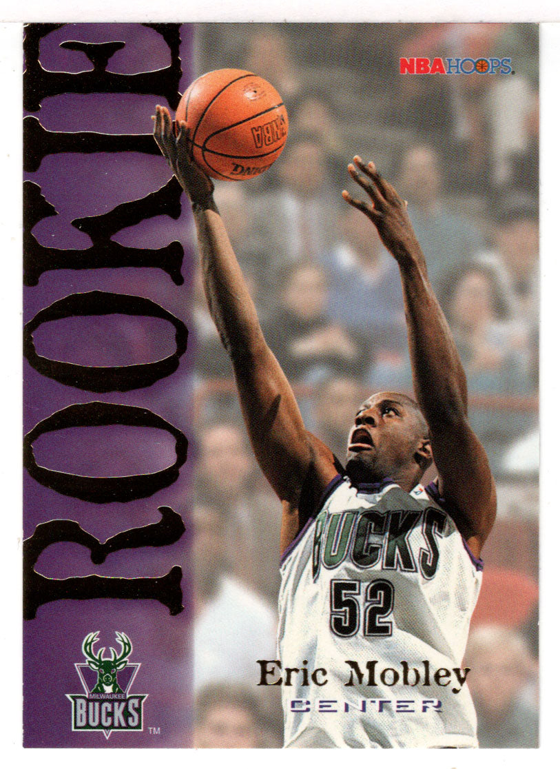 Eric Mobley RC - Milwaukee Bucks (NBA Basketball Card) 1994-95 Hoops # 346 Mint
