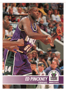 Ed Pinckney - Milwaukee Bucks (NBA Basketball Card) 1994-95 Hoops # 348 Mint