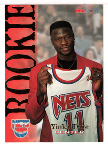 Yinka Dare RC - New Jersey Nets (NBA Basketball Card) 1994-95 Hoops # 352 Mint