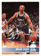 Brian Shaw - Orlando Magic (NBA Basketball Card) 1994-95 Hoops # 356 Mint