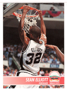 Sean Elliott - San Antonio Spurs (NBA Basketball Card) 1994-95 Hoops # 370 Mint