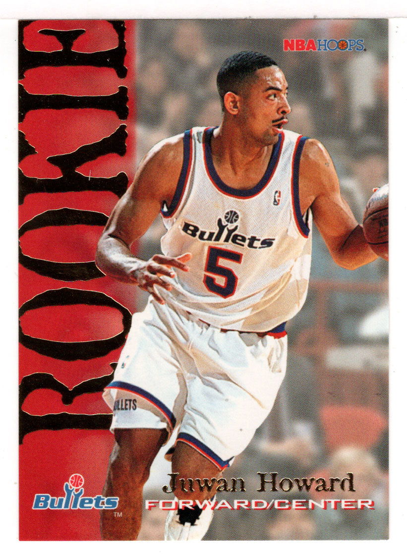 Juwan Howard RC - Washington Bullets (NBA Basketball Card) 1994-95 Hoops # 378 Mint