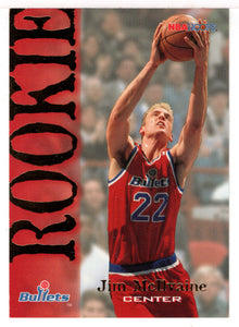 Jim McIlvaine RC - Washington Bullets (NBA Basketball Card) 1994-95 Hoops # 379 Mint