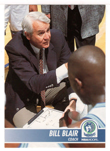 Bill Blair - Minnesota Timberwolves - NBA Coach (NBA Basketball Card) 1994-95 Hoops # 384 Mint