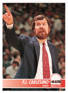 P.J. Carlesimo - Portland Trail Blazers - NBA Coach (NBA Basketball Card) 1994-95 Hoops # 386 Mint