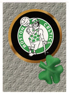 Boston Celtics - Team Logo (NBA Basketball Card) 1994-95 Hoops # 392 Mint