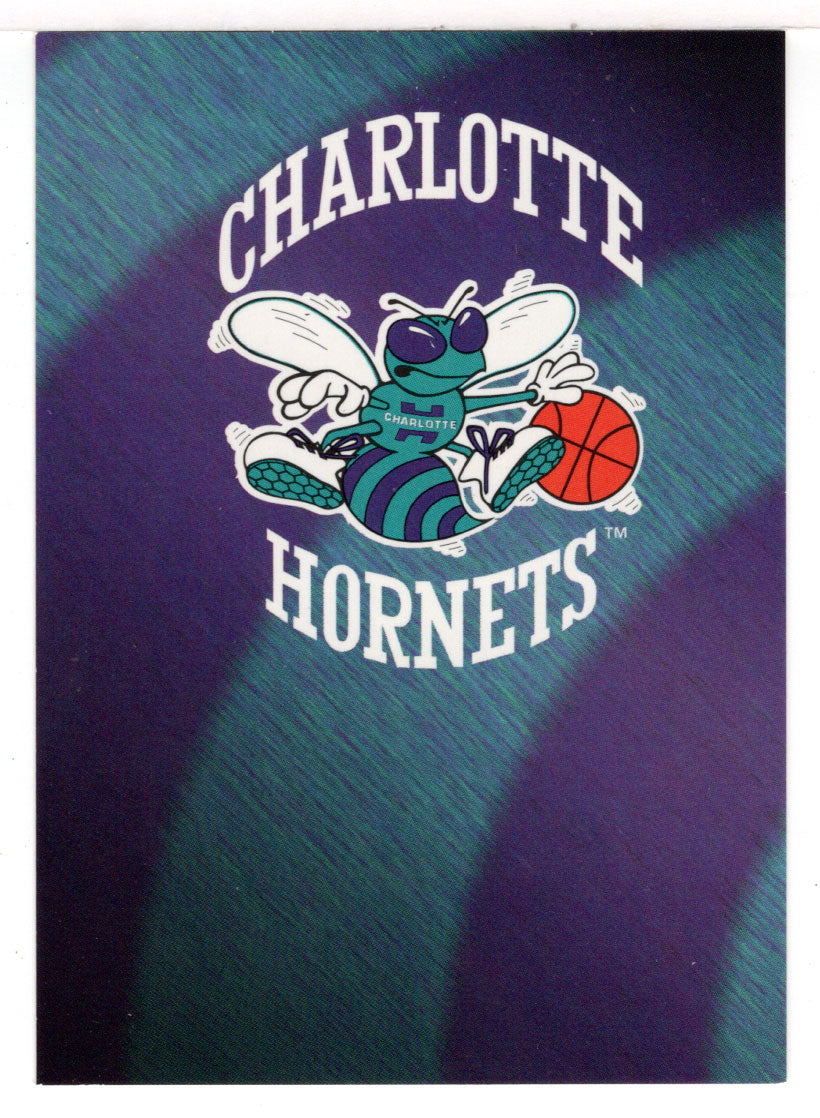 Charlotte Hornets - Team Logo (NBA Basketball Card) 1994-95 Hoops # 393 Mint