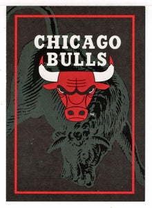Chicago Bulls - Team Logo (NBA Basketball Card) 1994-95 Hoops # 394 Mint