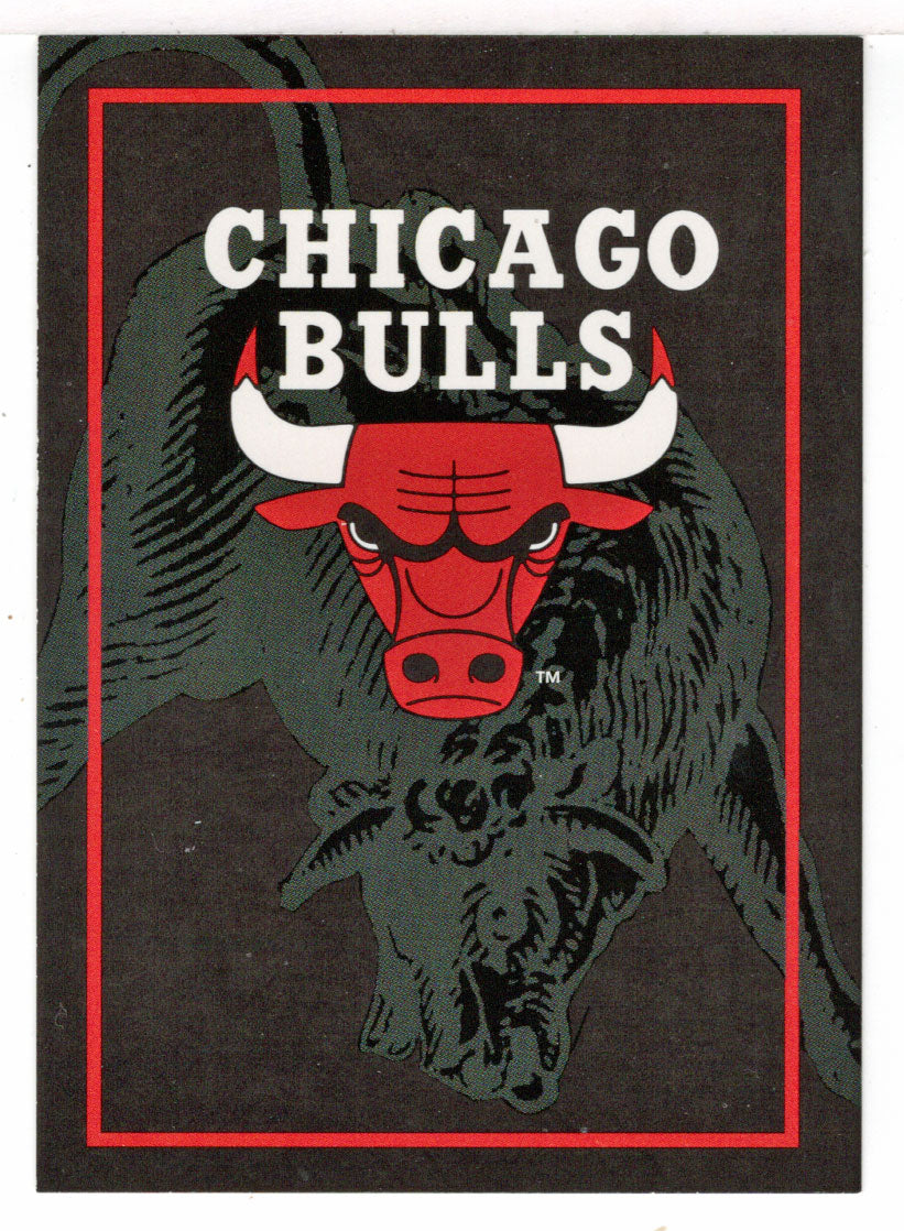 Chicago Bulls - Team Logo (NBA Basketball Card) 1994-95 Hoops # 394 Mint