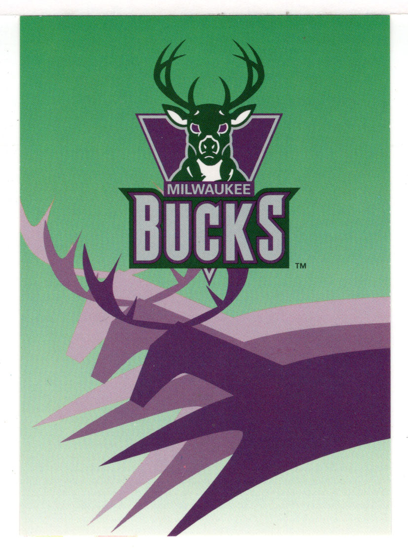 Milwaukee Bucks - Team Logo (NBA Basketball Card) 1994-95 Hoops # 405 Mint