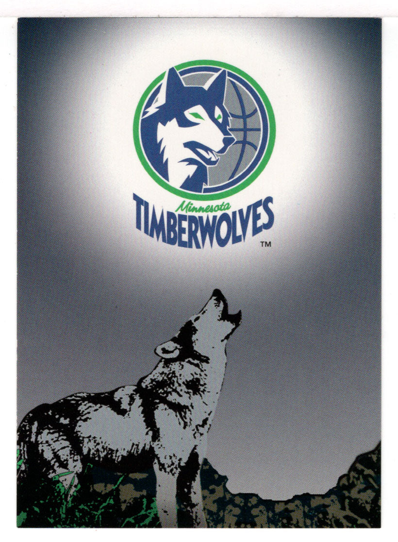 Minnesota Timberwolves - Team Logo (NBA Basketball Card) 1994-95 Hoops # 406 Mint