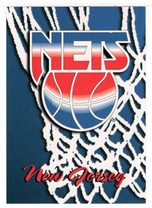 New Jersey Nets - Team Logo (NBA Basketball Card) 1994-95 Hoops # 407 Mint