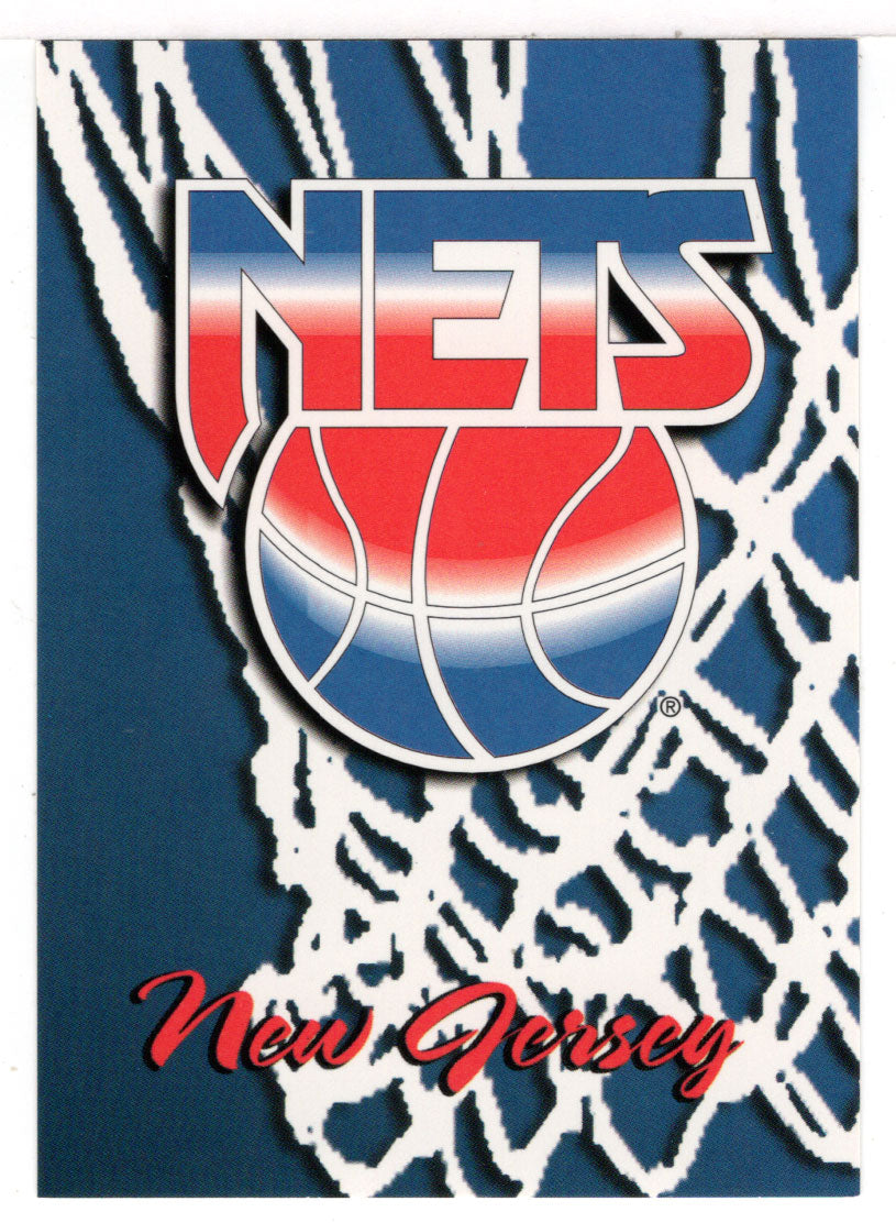 New Jersey Nets - Team Logo (NBA Basketball Card) 1994-95 Hoops # 407 Mint