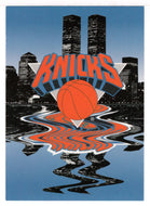 New York Knicks - Team Logo (NBA Basketball Card) 1994-95 Hoops # 408 Mint