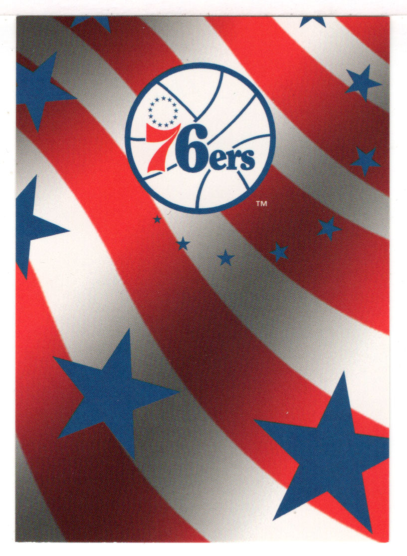 Philadelphia 76ers - Team Logo (NBA Basketball Card) 1994-95 Hoops # 410 Mint
