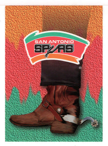 San Antonio Spurs - Team Logo (NBA Basketball Card) 1994-95 Hoops # 414 Mint