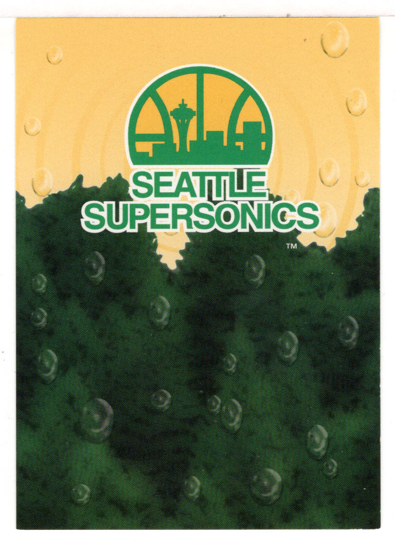 Seattle SuperSonics - Team Logo (NBA Basketball Card) 1994-95 Hoops # 415 Mint