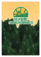 Seattle SuperSonics - Team Logo (NBA Basketball Card) 1994-95 Hoops # 415 Mint