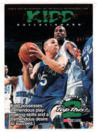 Jason Kidd - Shawn Bradley - Dallas Mavericks - Philadelphia 76ers - Top This! (NBA Basketball Card) 1994-95 Hoops # 422 Mint