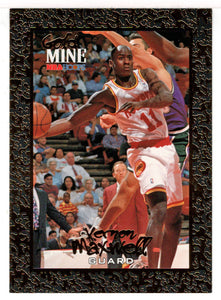 Vernon Maxwell - Houston Rockets - Gold Mine (NBA Basketball Card) 1994-95 Hoops # 437 Mint