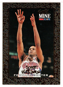 Scott Williams - Philadelphia 76ers - Gold Mine (NBA Basketball Card) 1994-95 Hoops # 444 Mint