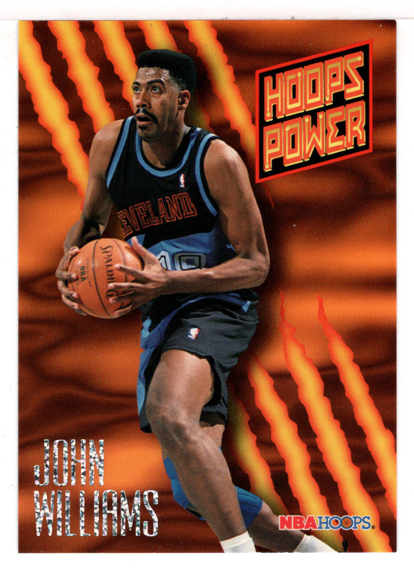 John Williams - Cleveland Cavaliers - Power Ratings (NBA Basketball Card) 1994-95 Hoops # PR 9 Mint