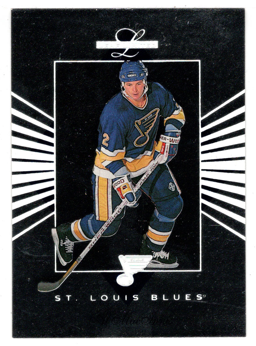 Al MacInnis - St. Louis Blues (NHL Hockey Card) 1994-95 Leaf Limited # 79 Mint