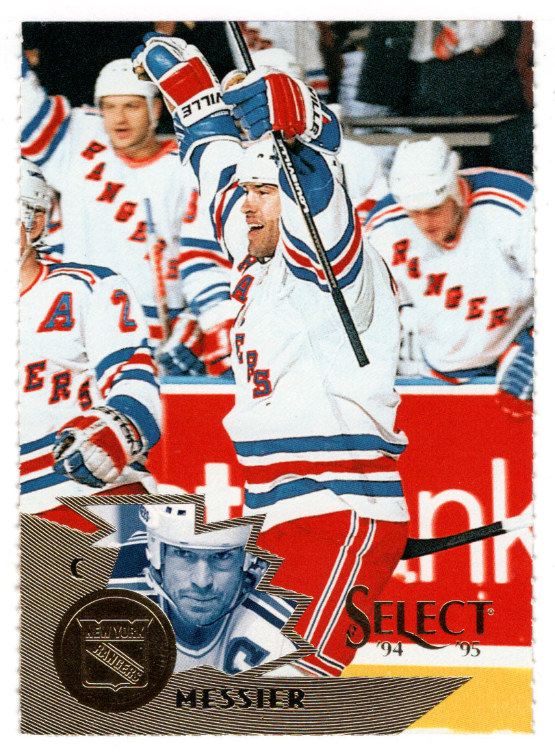 Mark Messier - New York Rangers - Perforated Edges (NHL Hockey Card) 1994-95 Pinnacle Select # 1 Mint