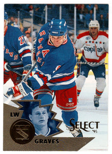 Adam Graves - New York Rangers (NHL Hockey Card) 1994-95 Pinnacle Select # 48 Mint