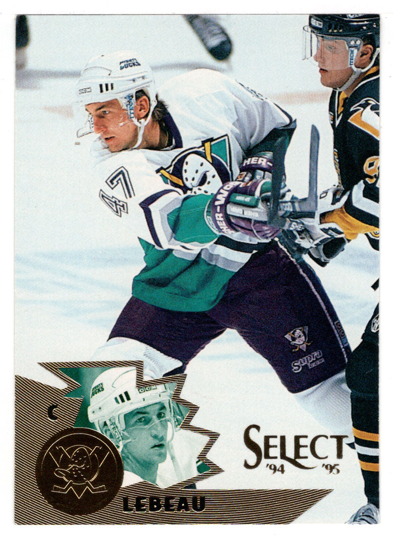 Stephan Lebeau - Anaheim Ducks (NHL Hockey Card) 1994-95 Pinnacle Select # 65 Mint