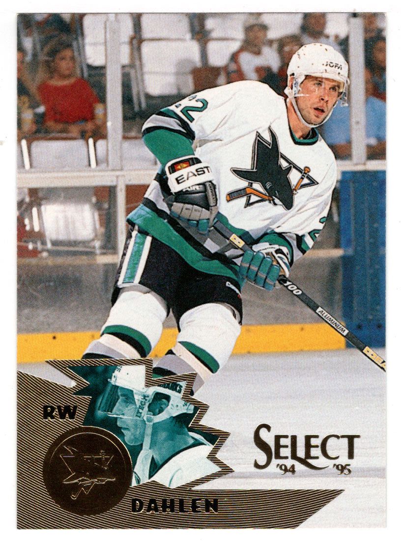 Ulf Dahlen - San Jose Sharks (NHL Hockey Card) 1994-95 Pinnacle Select # 123 Mint