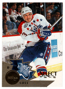 Sylvain Cote - Washington Capitals (NHL Hockey Card) 1994-95 Pinnacle Select # 128 Mint