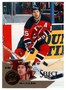 John MacLean - New Jersey Devils (NHL Hockey Card) 1994-95 Pinnacle Select # 136 Mint